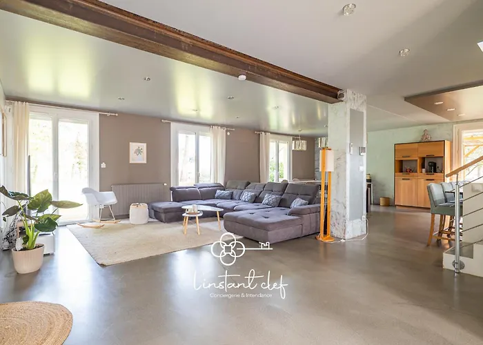 Havre De Paix Familial & Piscine - L'instant Clef Casa de Férias *